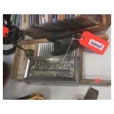 Iron, wash boards & assorted