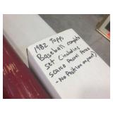 1982 Topps baseball cards