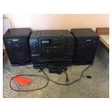 Sony radio with dual cassette