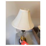 Lamp with shade. 17" tall