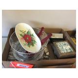 Coasters, candle holders & assorted