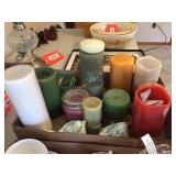 Assorted candles