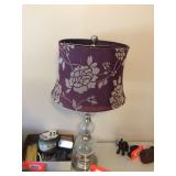 Lamp with shade. 27" tall