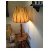 Floor lamp with shade. 57" tall