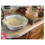 Casserole dishes & Pyrex measurer