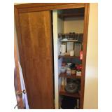 Contents of kitchen closet