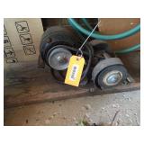Motor & grinding wheels on board