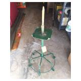 Metal planter that sticks in ground