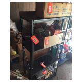 Metal shelving. 29"x12"x59"