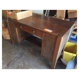 Mission style desk. 48"x28"x29"