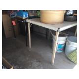 2 folding card tables.