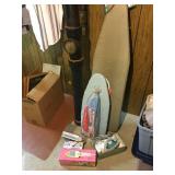 Ironing board, small ironing board, Iron,