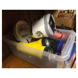 Small tub of flashlights
