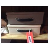 2 Lock boxes - NO KEYS