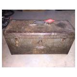 Metal tool box & contents