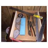 Box w/chalk boxes & asst