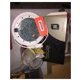 Minnow bucket, fishing line