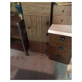 2 Cabinets, 2 drawer cardboard box