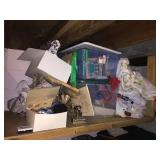 2 Totes w/covers - decorators & asst