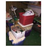 Large group of crafting items - some in totes