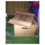 Star candles box w/cover