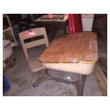 School desk w/seat