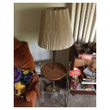Lamp table & metal rack