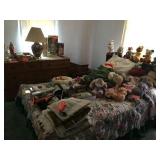 Bedroom set - double dresser, full size bed,
