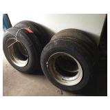 4 Trailer tires on rims