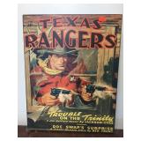 Decorator board. Bottom left corner is lifting