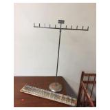 Necktie storage rack