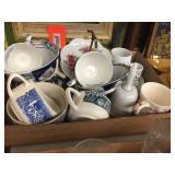 Cups, saucers & assorted