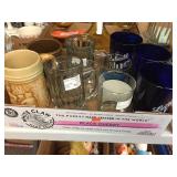 Assorted glasses & mugs