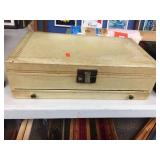 Jewelry box & assorted costume jewelry