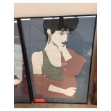 Nagel framed picture. 24"x36"