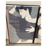 Framed decorator picture. 24"x36"