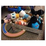 Stuffed animals & assorted