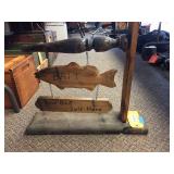 Live bait sold here sign. 21"x19"