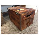 Proctor & Gamble wood crate. 18"x12"X11"