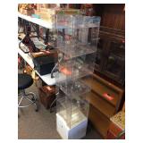 Acrylic display stand. 12"X11"x61"