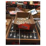 Assorted spoons & display box