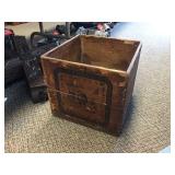 Wood box. 14" x 14"