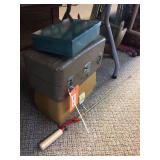 Tackle boxes & fishing poles