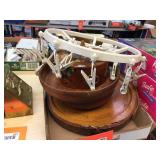 Wood bowls & assorted