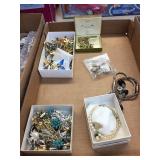 Assorted costume jewelry