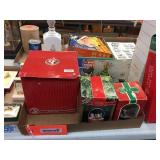 Assorted Christmas decorations