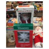 Tree topper & Santa decorator