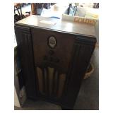 Philco cabinet radio. 23"x10"x38"