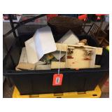 Tote with cover electrical supplies