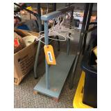 Doll clothes hanging rack. 25" long